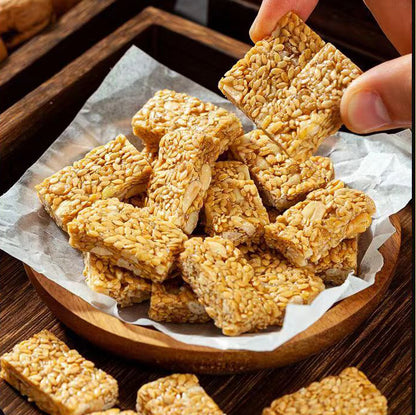 ✨ Guilt-Free Flaxseed Walnut Brittle 🧠 Low-Carb Brain Food | Vegan & Fiber-Rich Healthy Snack Bars -BP