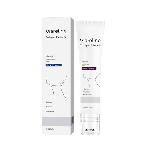 Roller Massage Neck Cream 🧴 Collagen & Hyaluronic Acid | Firms Neck, Reduces Wrinkles & Double Chin-JKL