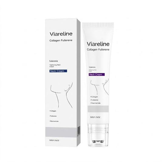 Roller Massage Neck Cream 🧴 Collagen & Hyaluronic Acid | Firms Neck, Reduces Wrinkles & Double Chin-JKL