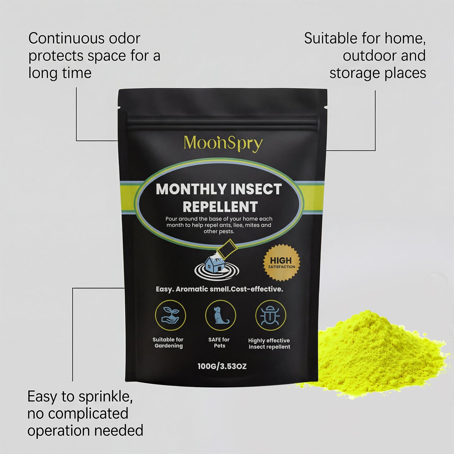 🔥🔥🔥Household Insect Repellent Powder, Mild Formula for Home, Yard & Warehouse Pest Control🏡✨-&H