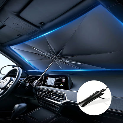 🔥🔥🔥Portable car sunshade, windshield sunshade, foldable windshield sunshade, daily car windshield cooling umbrella💆‍🎁-JKL