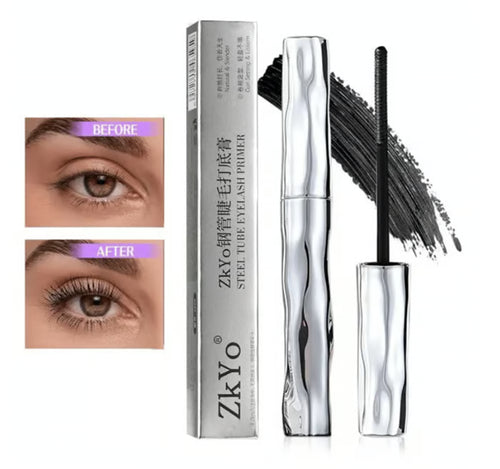 🔥🔥🔥Lengthening and Curling Mascara - Features a special steel spiral brush head,long-lasting and waterproof, maintains makeup for 24 hours,is smudge-proof,does not clump,and keeps each lash long and curled for an extended period.💆‍🎁-JKL