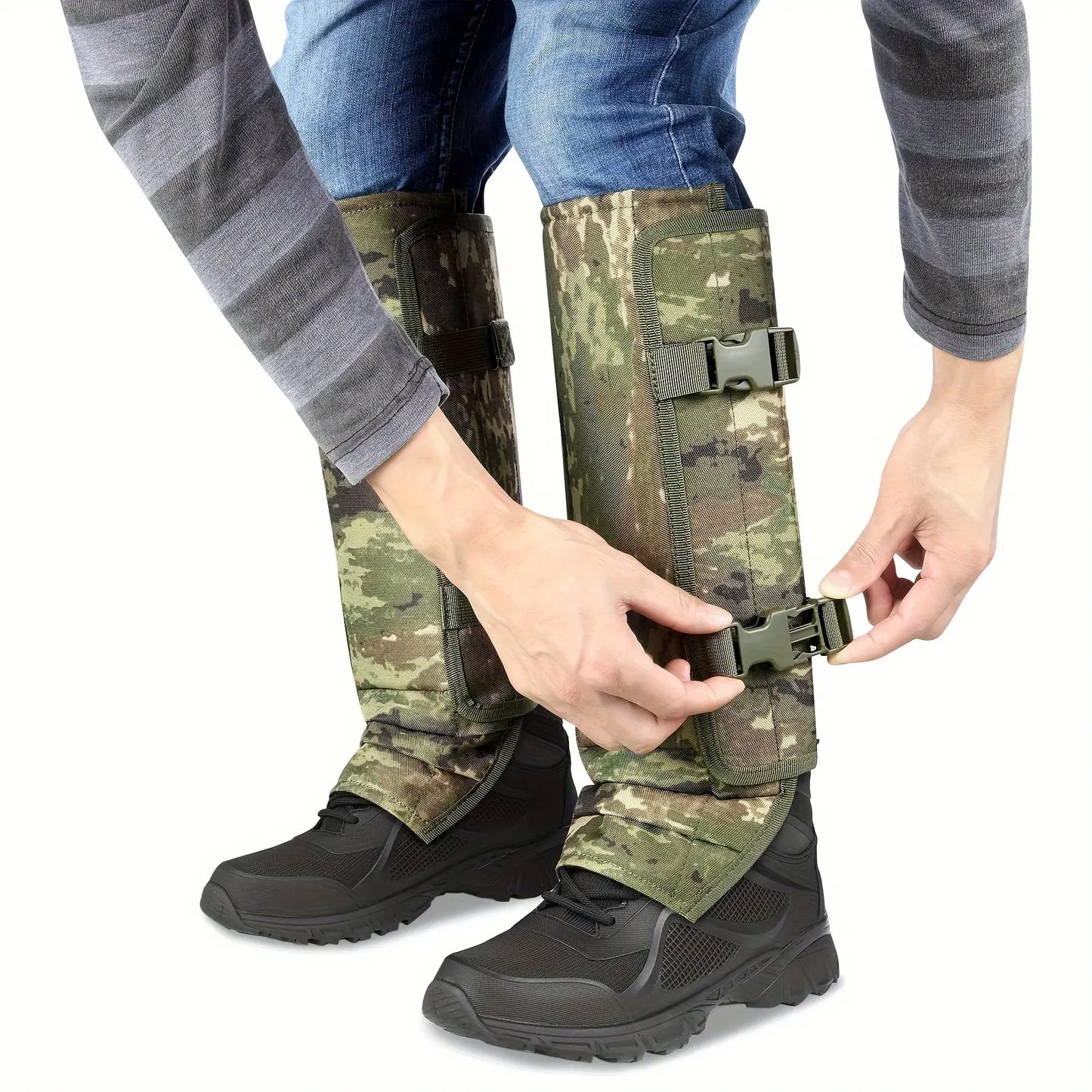 🔥🔥🔥Outdoor leg protectors with snake protection and a neutral design to prevent bites to the groin. Adjustable for hunting, exploration, hiking, and farm work. Made of durable, abrasion-resistant, high-performance fabric.-JKL