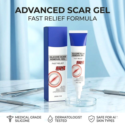 🌿Advanced Skin Smoothing Gel – Naturally Derived Formula for Improving the Appearance of Scars & Uneven Skin Texture, Soothing & Hydrating Care-EQ