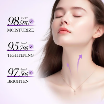 Roller Massage Neck Cream 🧴 Collagen & Hyaluronic Acid | Firms Neck, Reduces Wrinkles & Double Chin-JKL