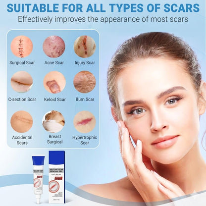 🌿Advanced Skin Smoothing Gel – Naturally Derived Formula for Improving the Appearance of Scars & Uneven Skin Texture, Soothing & Hydrating Care-EQ