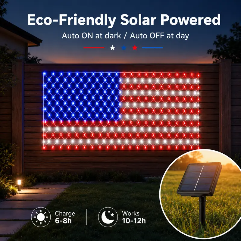 🔥🔥🔥7 Reasons These LED Flag String Lights Turn Any Porch, Window, Or Party Space Into A Bright Holiday Showpiece-JKL