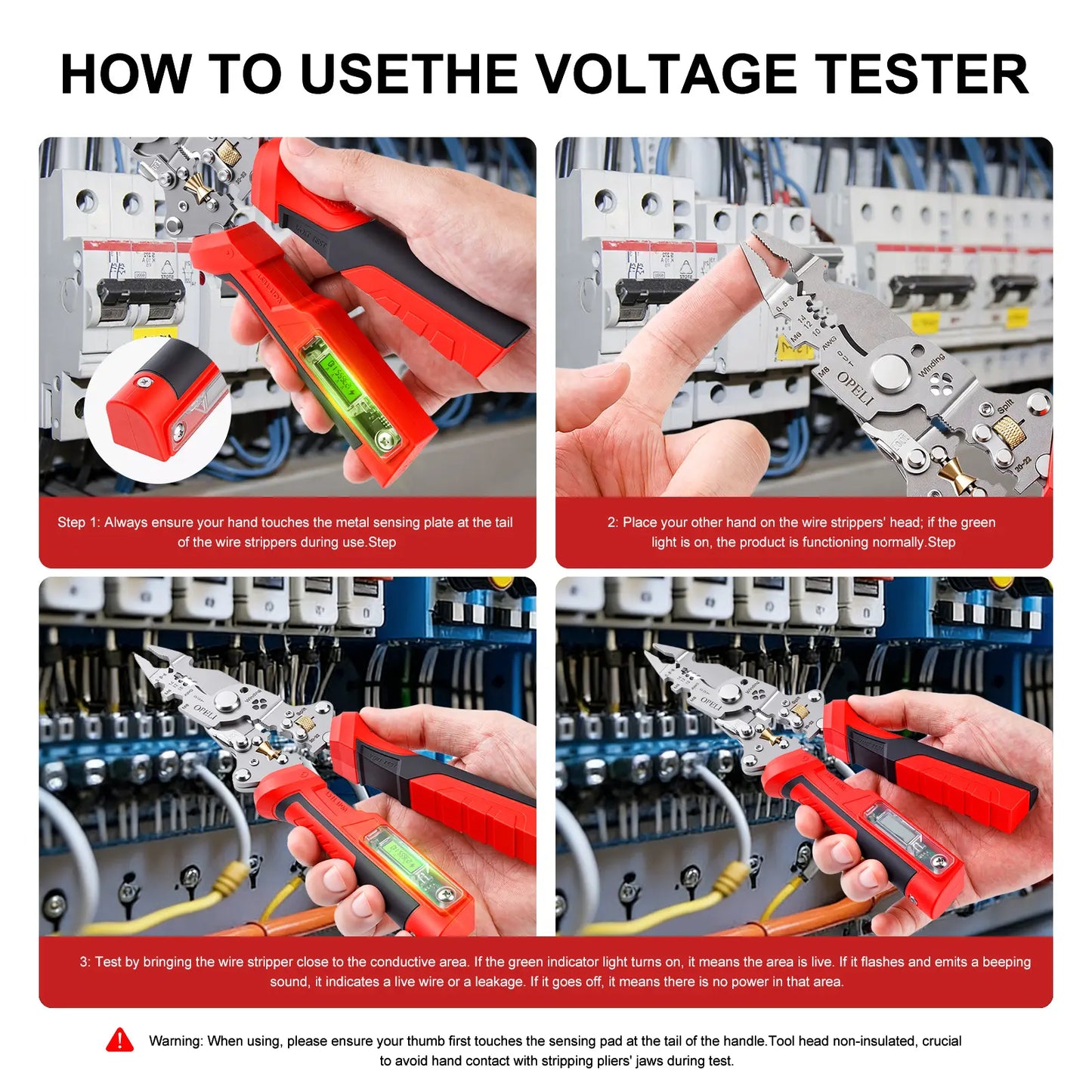 🔥Last Day 50% OFF🔥 16-in-1 Wire Stripper & Twister Pliers with Voltage Tester-JKL