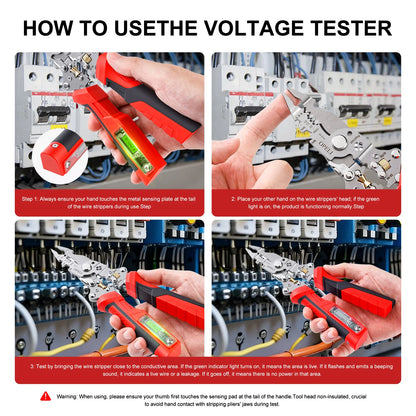 🔥Last Day 50% OFF🔥 16-in-1 Wire Stripper & Twister Pliers with Voltage Tester-JKL