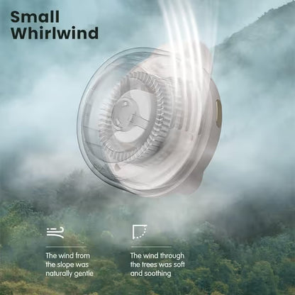 🔥🔥🔥Westdeer Portable Silent Mini Bladeless Electric Fan,Adjustable 3-speed Suspended Waist Fans,Phone Cooling Fan,Personal Fan,Rotating BodyFan Suitable for Outdoor Travel,fathersdaygift,rechargeable personal fan,handheld turbo fan,Perfect Gift-JKL