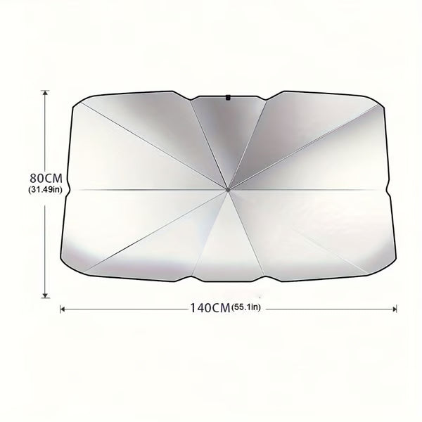 🔥🔥🔥Portable car sunshade, windshield sunshade, foldable windshield sunshade, daily car windshield cooling umbrella💆‍🎁-JKL