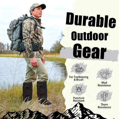 🔥🔥🔥Outdoor leg protectors with snake protection and a neutral design to prevent bites to the groin. Adjustable for hunting, exploration, hiking, and farm work. Made of durable, abrasion-resistant, high-performance fabric.-JKL