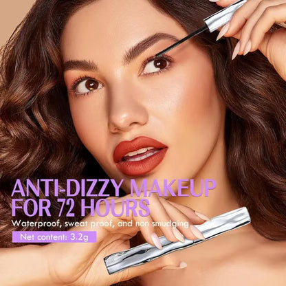 🔥🔥🔥Lengthening and Curling Mascara - Features a special steel spiral brush head,long-lasting and waterproof, maintains makeup for 24 hours,is smudge-proof,does not clump,and keeps each lash long and curled for an extended period.💆‍🎁-JKL