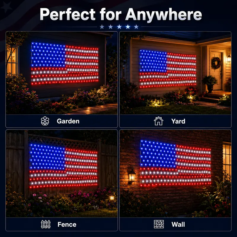 🔥🔥🔥7 Reasons These LED Flag String Lights Turn Any Porch, Window, Or Party Space Into A Bright Holiday Showpiece-JKL