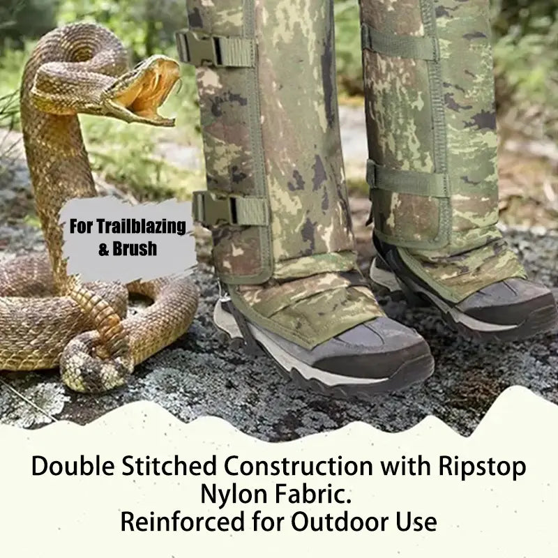 🔥🔥🔥Outdoor leg protectors with snake protection and a neutral design to prevent bites to the groin. Adjustable for hunting, exploration, hiking, and farm work. Made of durable, abrasion-resistant, high-performance fabric.-JKL