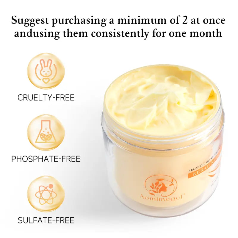 🧴Aomimegel Collagen Hair Mask， Deep Repair Hair Treatment for Dry & Damaged Hair, Suitable for All Hair Types Haircare-JKL