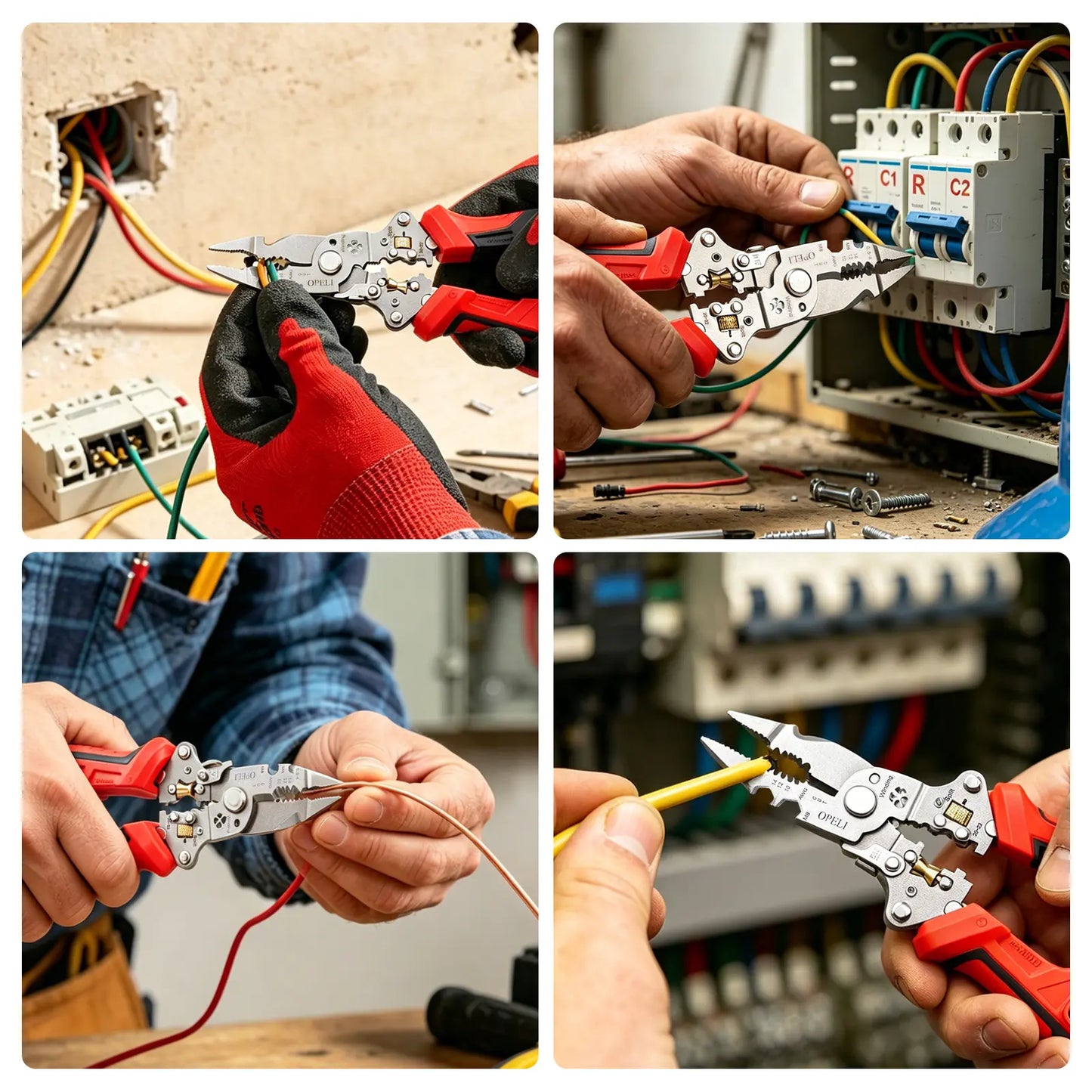 🔥Last Day 50% OFF🔥 16-in-1 Wire Stripper & Twister Pliers with Voltage Tester-JKL