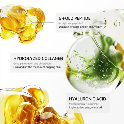 Roller Massage Neck Cream 🧴 Collagen & Hyaluronic Acid | Firms Neck, Reduces Wrinkles & Double Chin-JKL