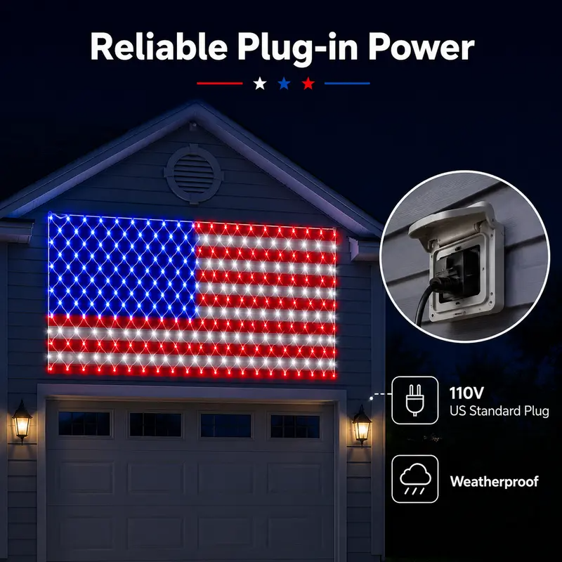 🔥🔥🔥7 Reasons These LED Flag String Lights Turn Any Porch, Window, Or Party Space Into A Bright Holiday Showpiece-JKL