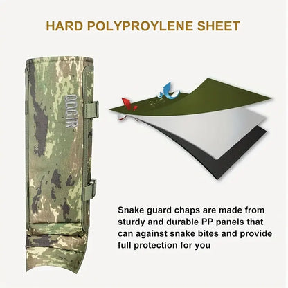 🔥🔥🔥Outdoor leg protectors with snake protection and a neutral design to prevent bites to the groin. Adjustable for hunting, exploration, hiking, and farm work. Made of durable, abrasion-resistant, high-performance fabric.-JKL