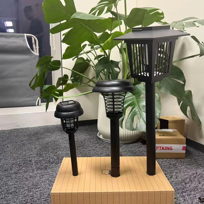 🔥Solar Mosquito Zapper Light – Outdoor Garden Stake Lamp, UV Insect Killer, Solar Powered, Dual Mode (Mosquito Control + Pathway Lighting), Weather Resistant, Easy Setup, Small & Large Round + Square Options🎁-JKL
