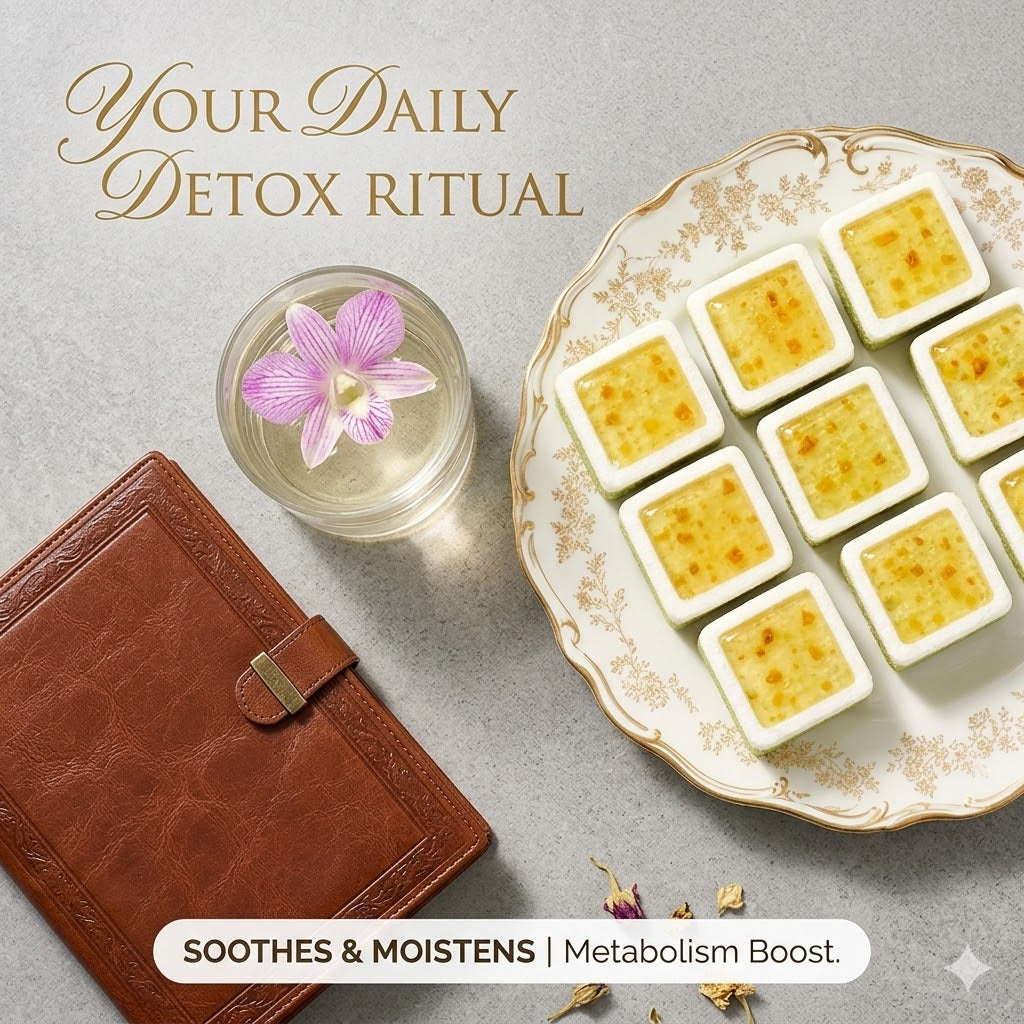 🌿Dendrobium and Mulberry Leaf Refreshing Cake🔥No Added Sugar & Oil-EQ