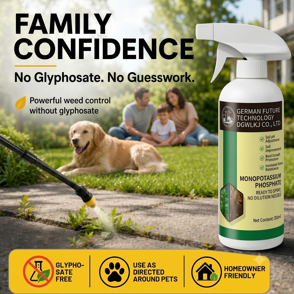 🌿Green Formula, Dead Weeds  | Safe for Pets & Kids, 1 Spray Kills Roots-EQ
