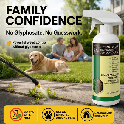 🌿Green Formula, Dead Weeds  | Safe for Pets & Kids, 1 Spray Kills Roots-EQ