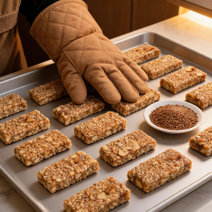 Crunchy & Tasty! 😋Flaxseed Walnut Crisps Loaded with Natural Protein & Nutrients❤️‍🔥-BP