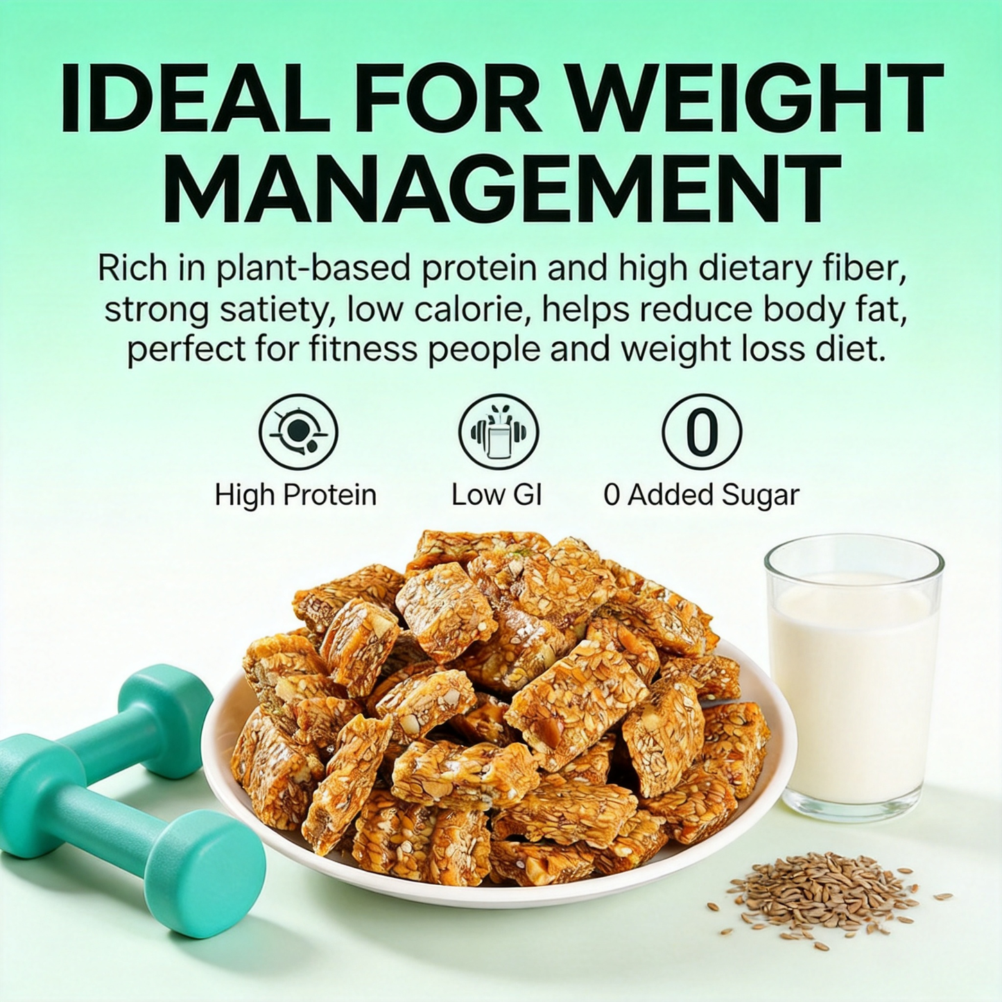 Crunchy & Tasty! 😋Flaxseed Walnut Crisps Loaded with Natural Protein & Nutrients❤️‍🔥-BP