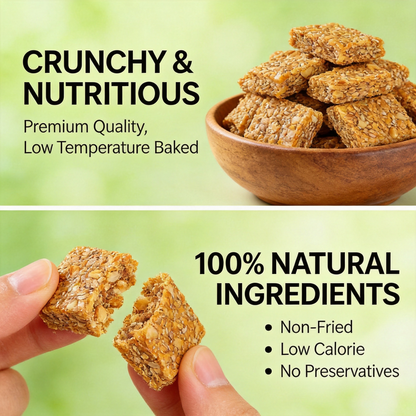 Crunchy & Tasty! 😋Flaxseed Walnut Crisps Loaded with Natural Protein & Nutrients❤️‍🔥-BP